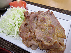 家庭料理　豚肉のみそ漬け