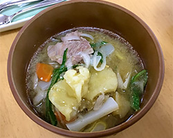 家庭料理 すいとん汁