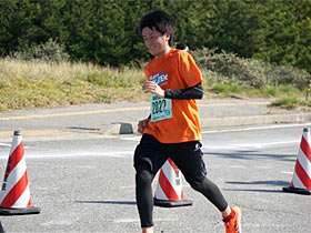 <約7Km地点> 練習の成果を発揮中!?