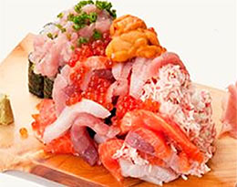 ぶっかけ寿司こぼれ盛り　写真